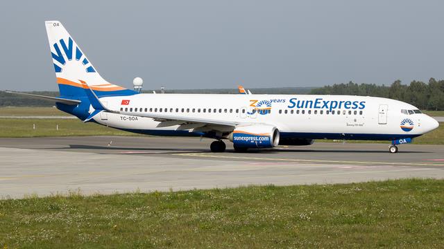 TC-SOA:Boeing 737-800:SunExpress